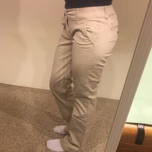 Tan American eagle pants